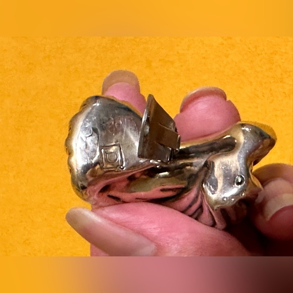 Vintage Sterling David Varsano Modernist Earrings - Picture 7 of 9